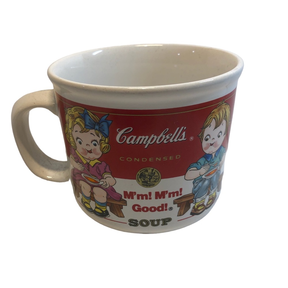 Vintage 1993 Campbell's Soup Mm Mm Good Soup Westwood 14oz Cup Bowl Coffee Mug